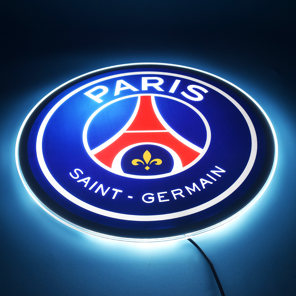 PSG LED panel glowing at a low angle