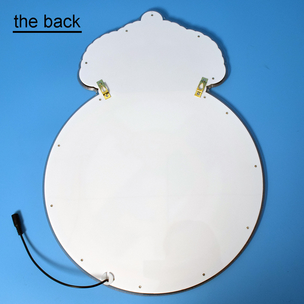 Back of the Real Madrid panel showing mounting brackets