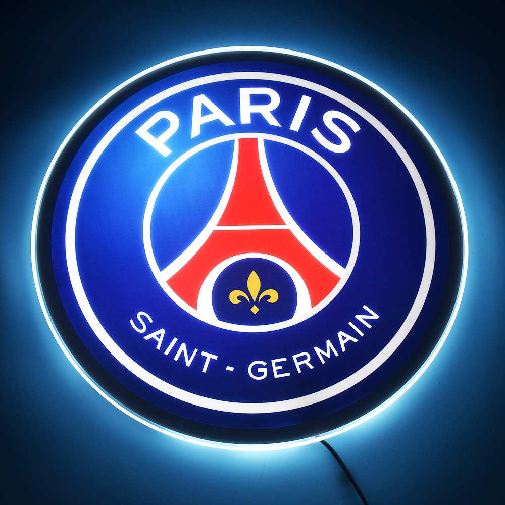 PSG crest LED panel lit head-on